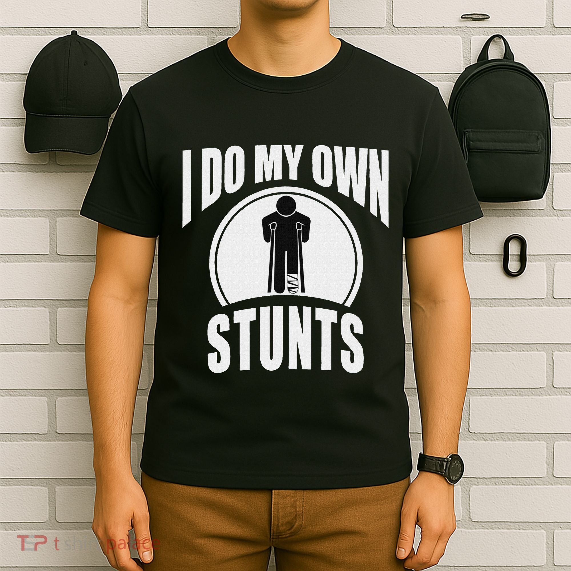 Broken Leg Injury Ankle Knee Funny Get Well Soon Gift T-Shirt