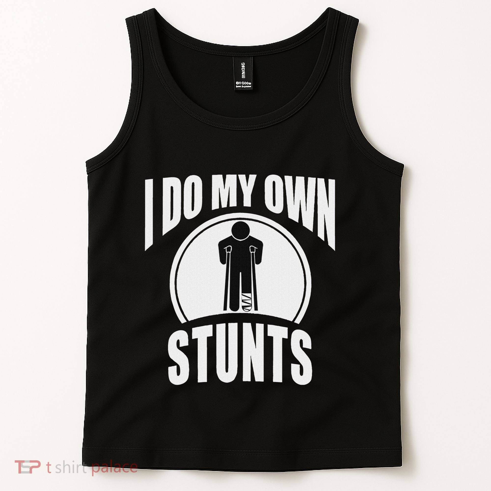 Broken Leg Injury Ankle Knee Funny Get Well Soon Gift Tank Top