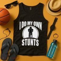 Broken Leg Injury Ankle Knee Funny Get Well Soon Gift Tank Top thumb 4