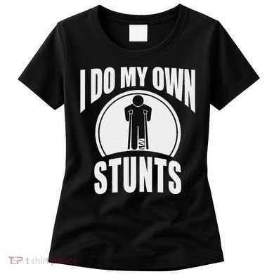 Broken Leg Injury Ankle Knee Funny Get Well Soon Gift Women's T-Shirt