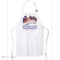 Bitches Love Independence 4th Of July Apron thumb 0