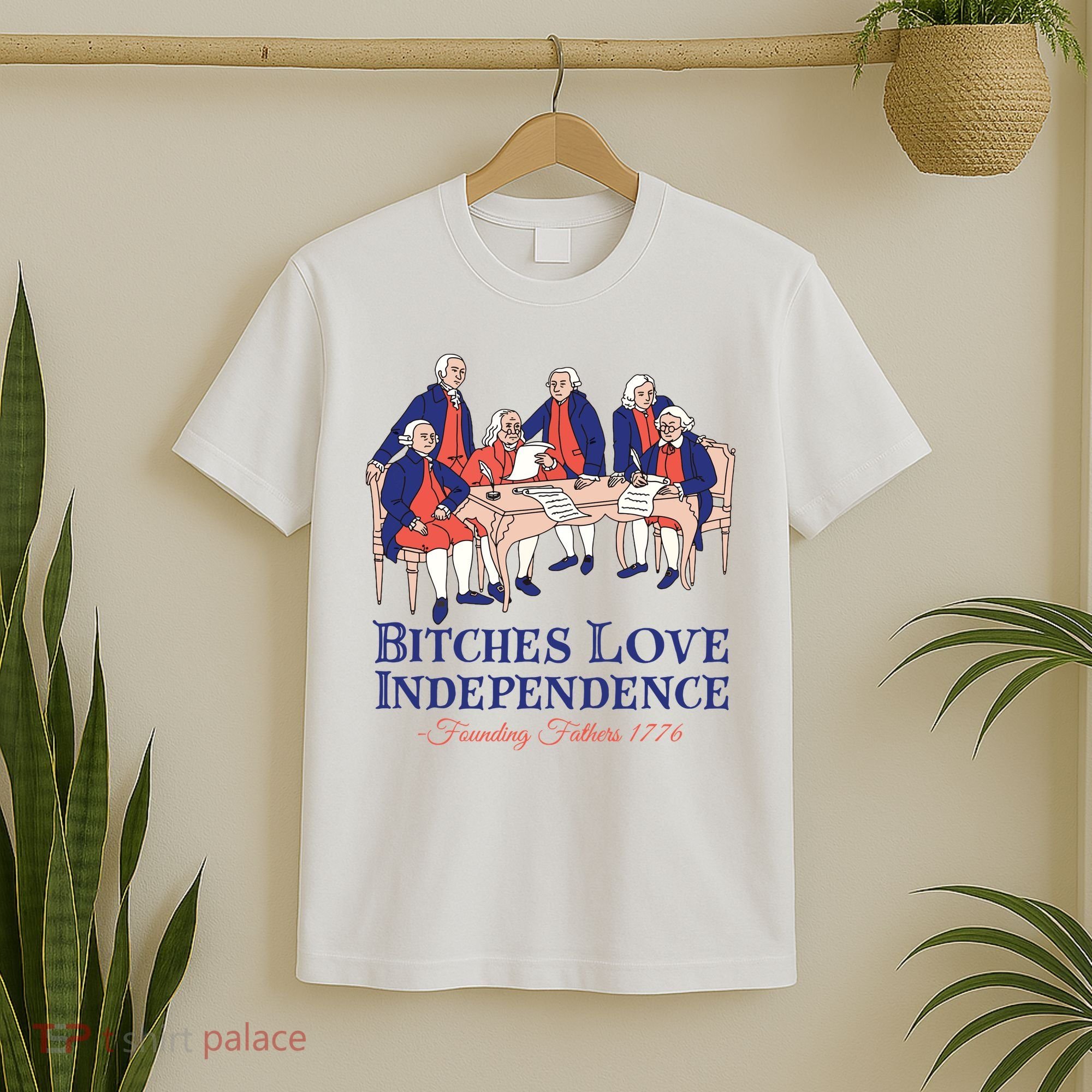 Bitches Love Independence 4th Of July T-Shirt