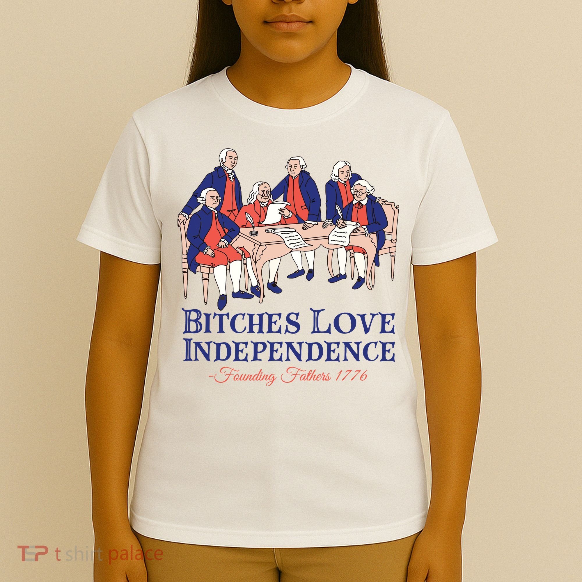 Bitches Love Independence 4th Of July T-Shirt