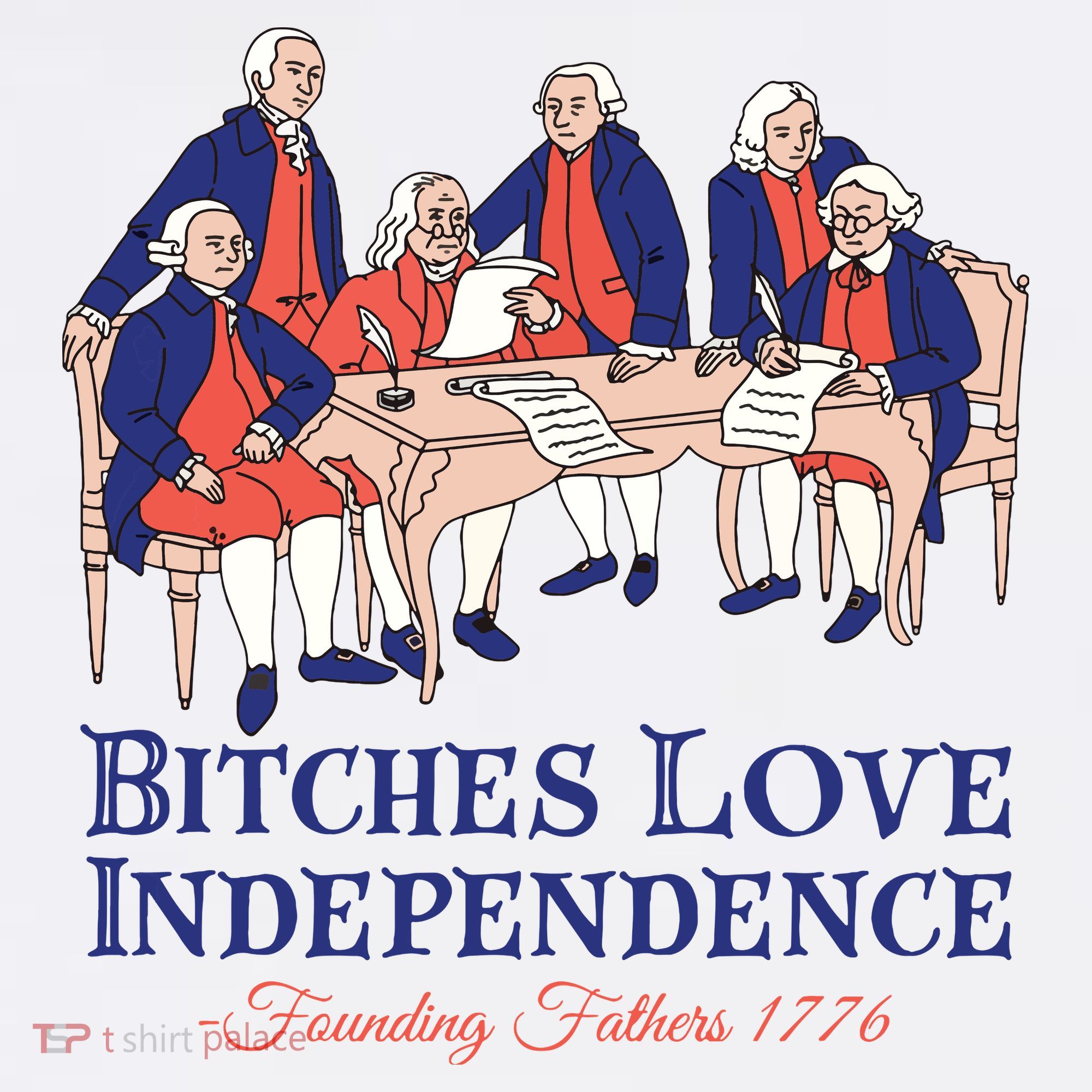 Bitches Love Independence 4th Of July Women's Hoodie