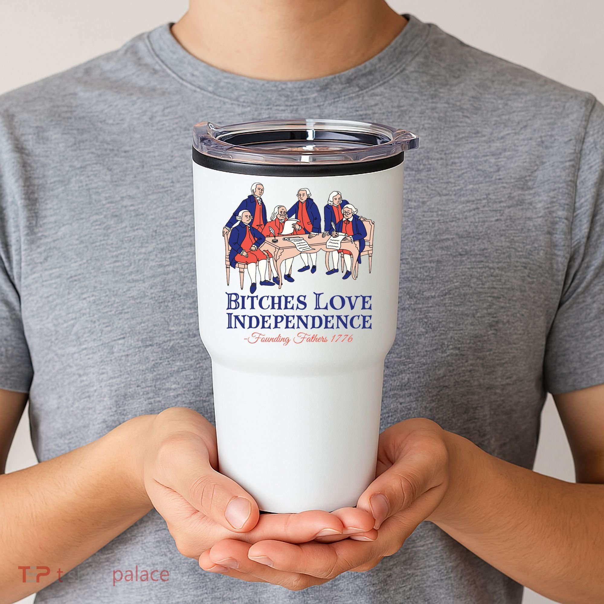 Bitches Love Independence 4th Of July Tumbler