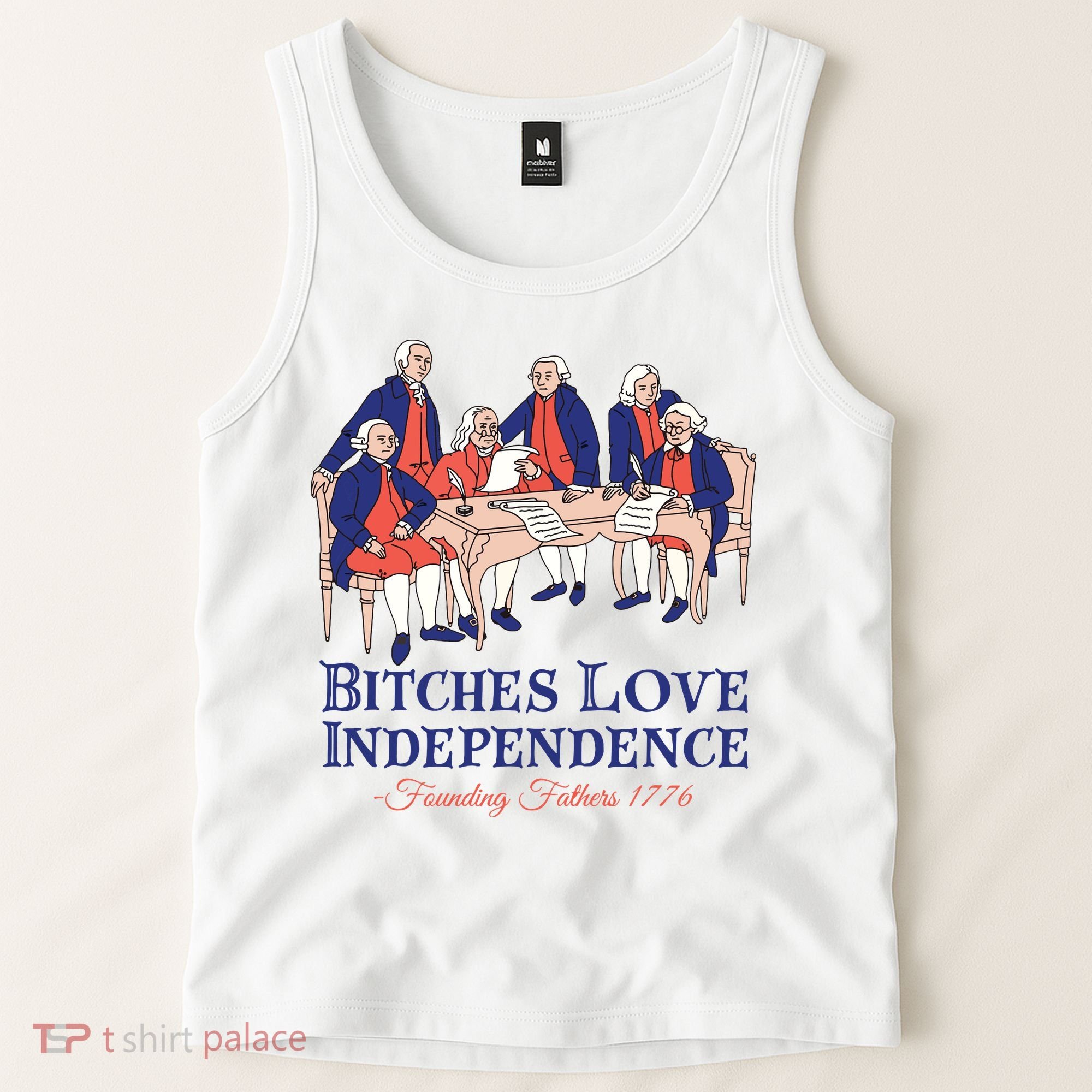 Bitches Love Independence 4th Of July Tank Top