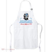 Bitches Love Independence Thomas Jefferson Founding Apron thumb 0