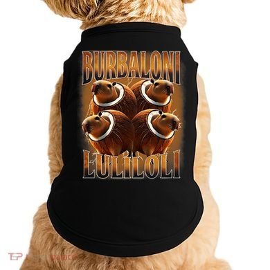 Burbaloni Luliloli Italian Brain Rot Capybara Meme Doggie Tank