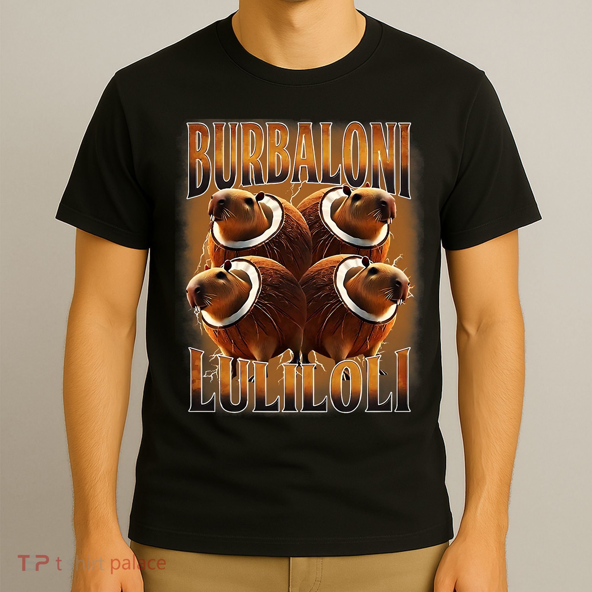 Burbaloni Luliloli Italian Brain Rot Capybara Meme T-Shirt