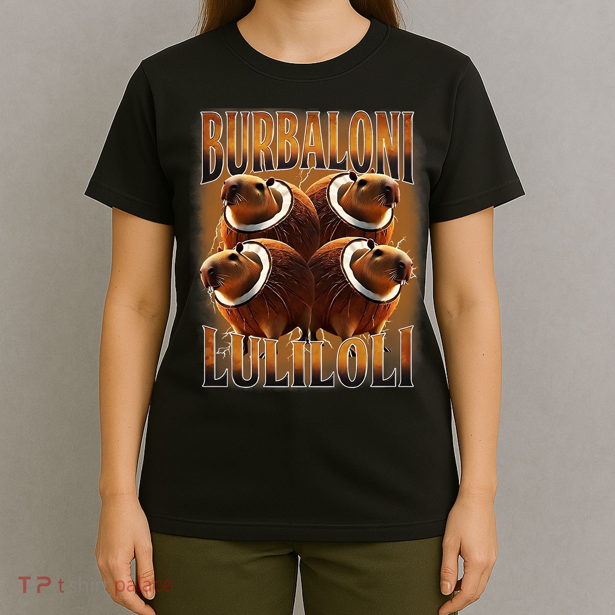 Burbaloni Luliloli Italian Brain Rot Capybara Meme T-Shirt