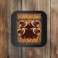 Burbaloni Luliloli Italian Brain Rot Capybara Meme Coaster thumb 0