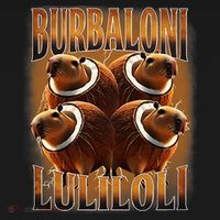 Burbaloni Luliloli Italian Brain Rot Capybara Meme Women's Hoodie thumb 2