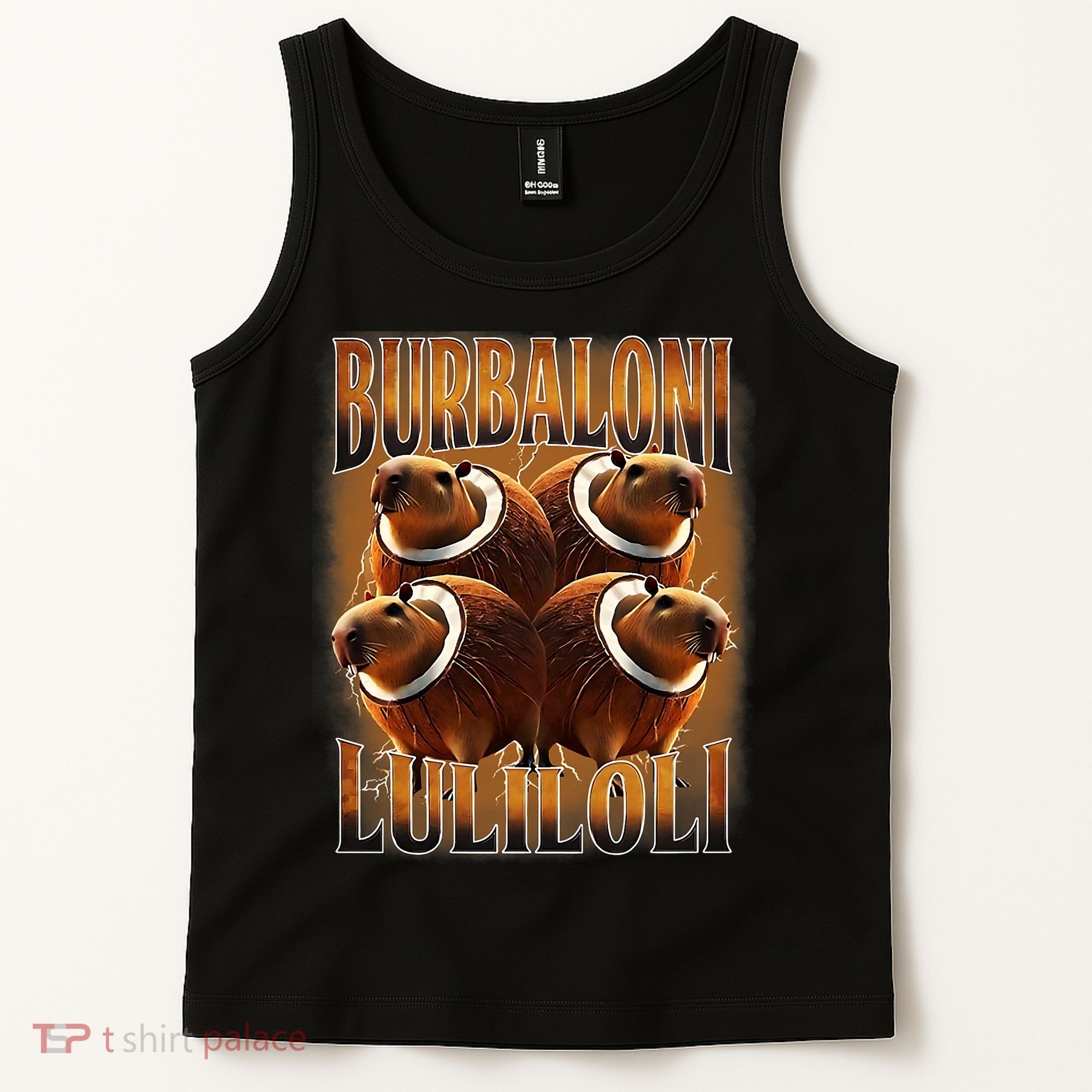 Burbaloni Luliloli Italian Brain Rot Capybara Meme Tank Top