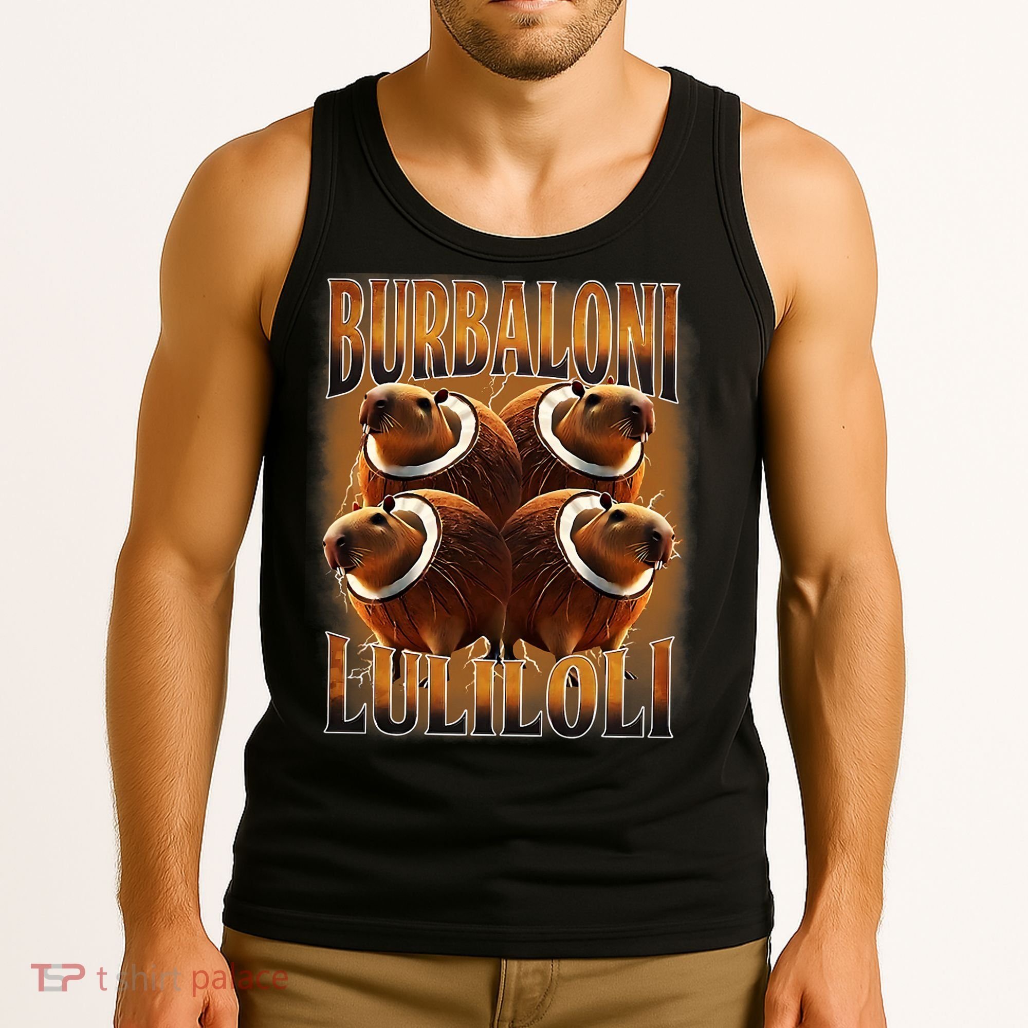 Burbaloni Luliloli Italian Brain Rot Capybara Meme Tank Top