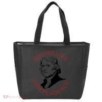 Bitches Love Independence Thomas Jefferson Funny 4th Of July Tote Bag thumb 0