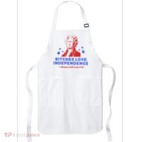 Bitches Love Independence Funny Founding Fathers 4th Of July Apron thumb 0