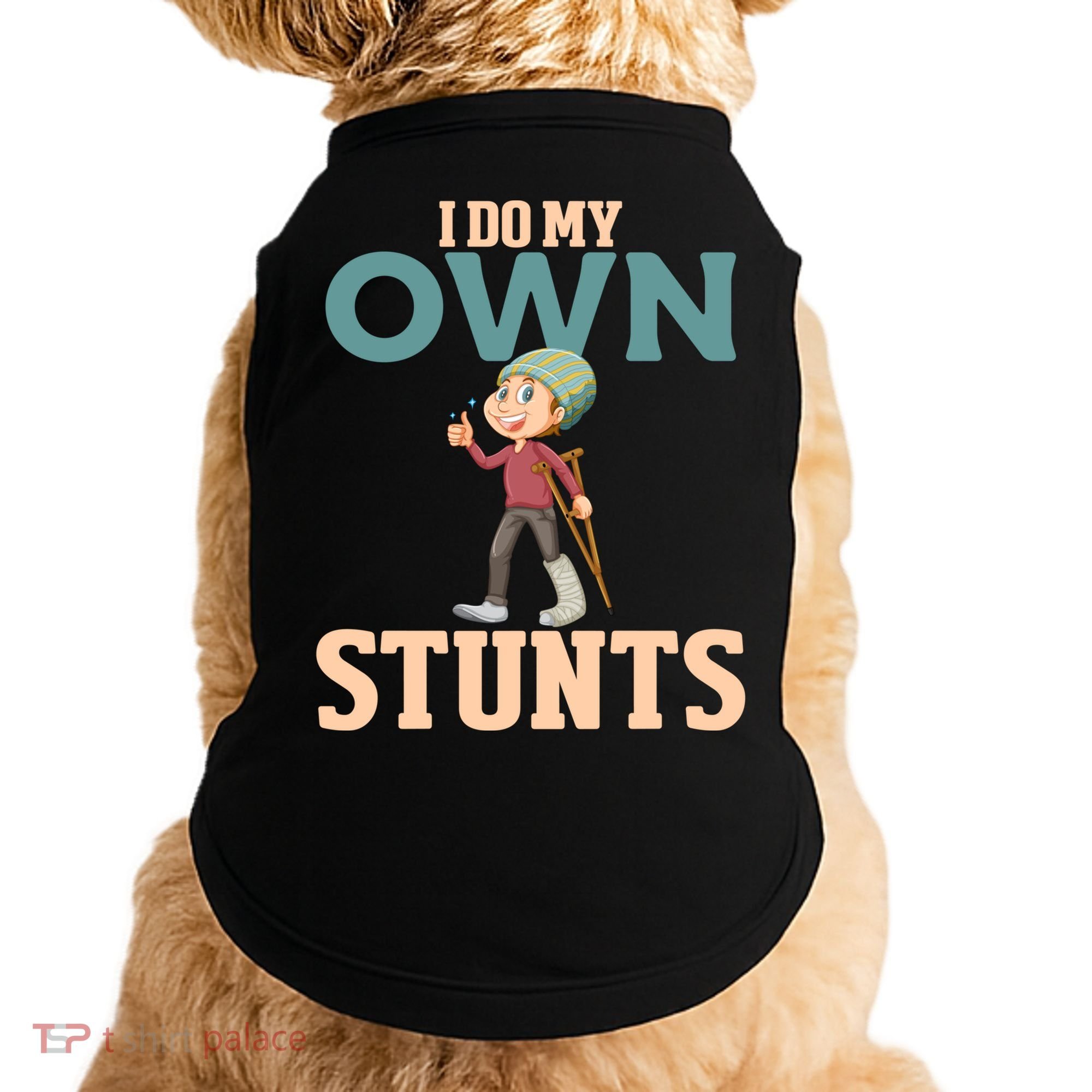 Broken Leg Injury Ankle Knee Funny Get Well Soon Gift Doggie Tank