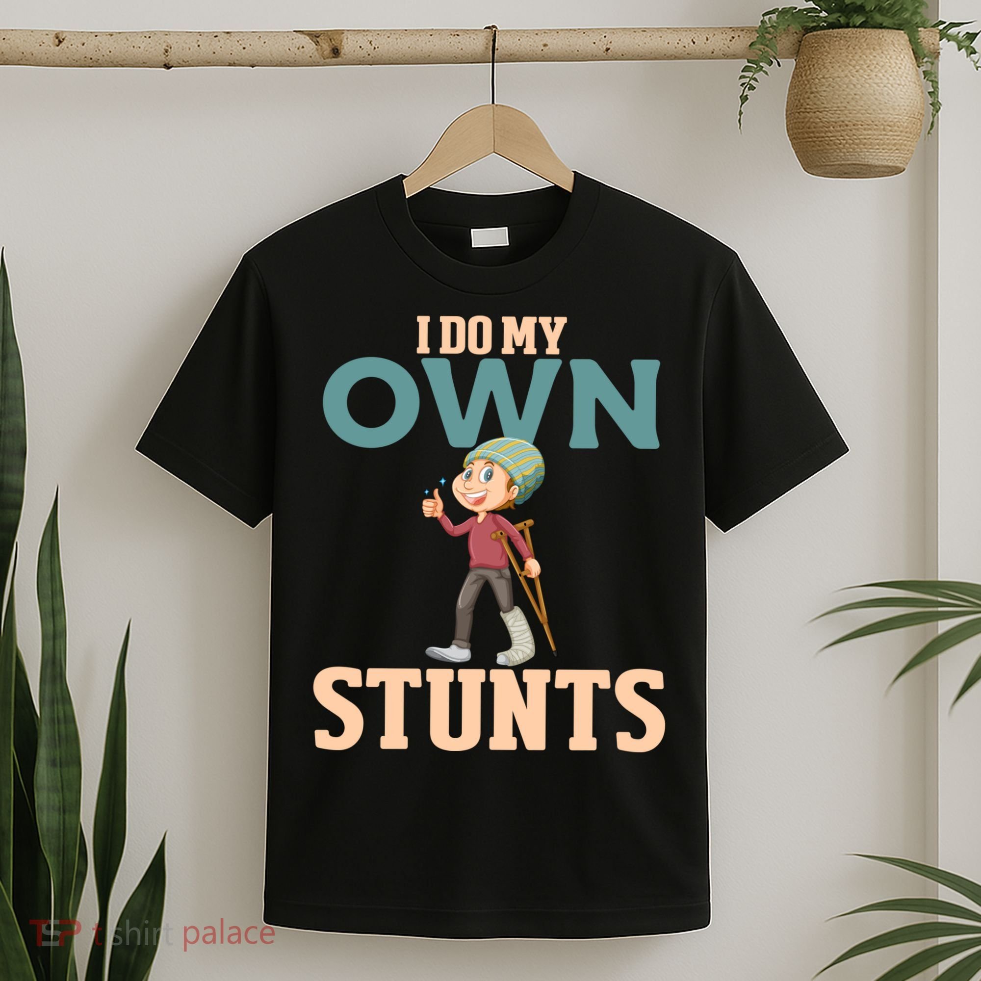 Broken Leg Injury Ankle Knee Funny Get Well Soon Gift T-Shirt
