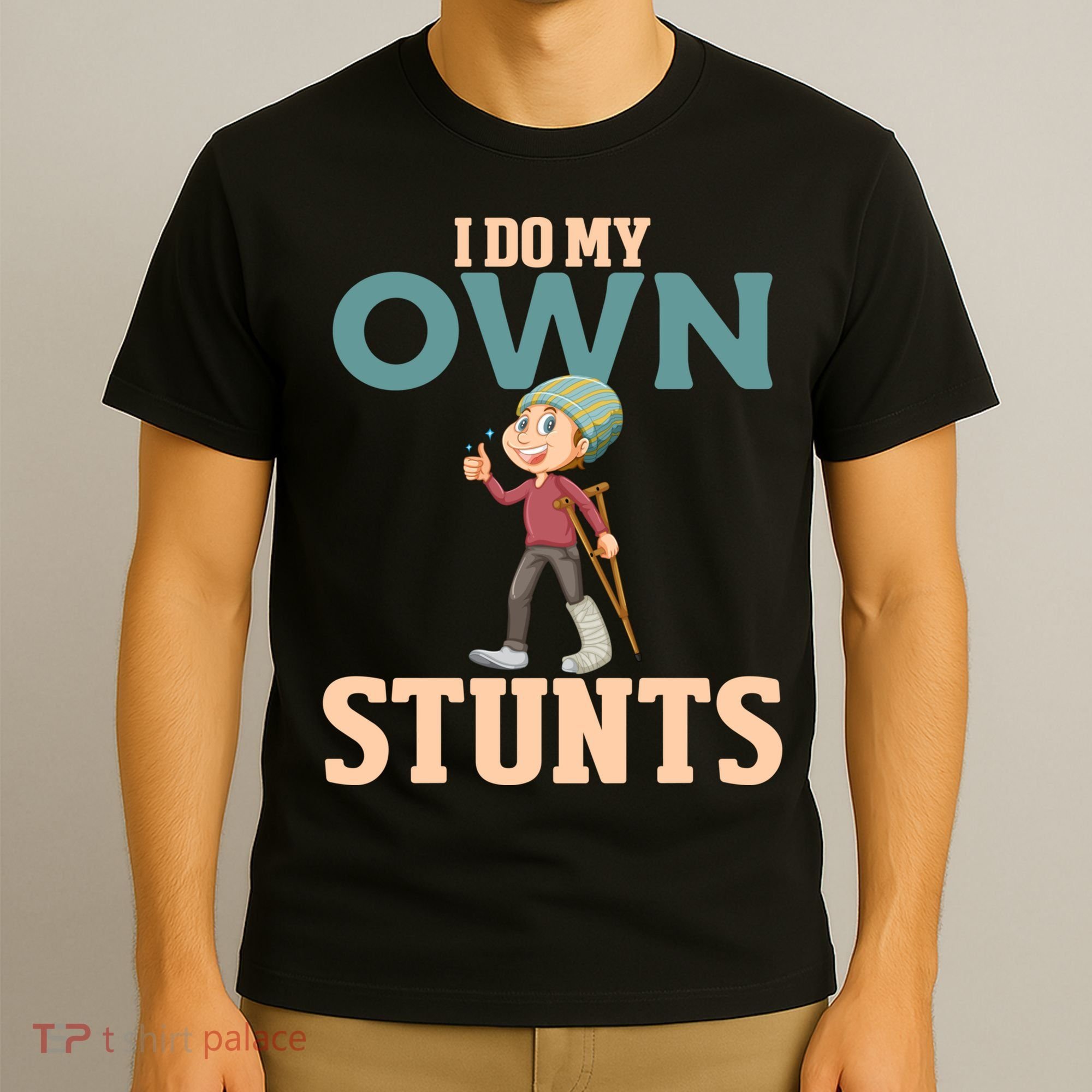 Broken Leg Injury Ankle Knee Funny Get Well Soon Gift T-Shirt