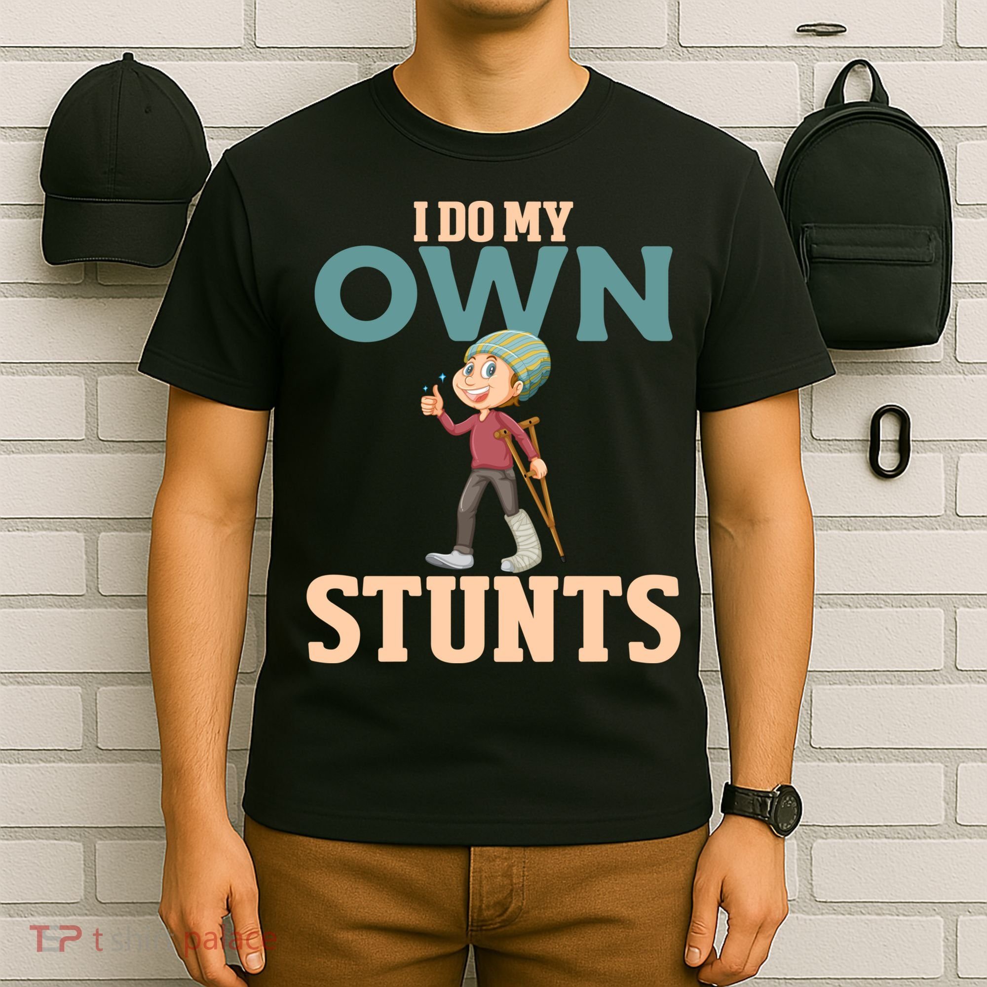 Broken Leg Injury Ankle Knee Funny Get Well Soon Gift T-Shirt
