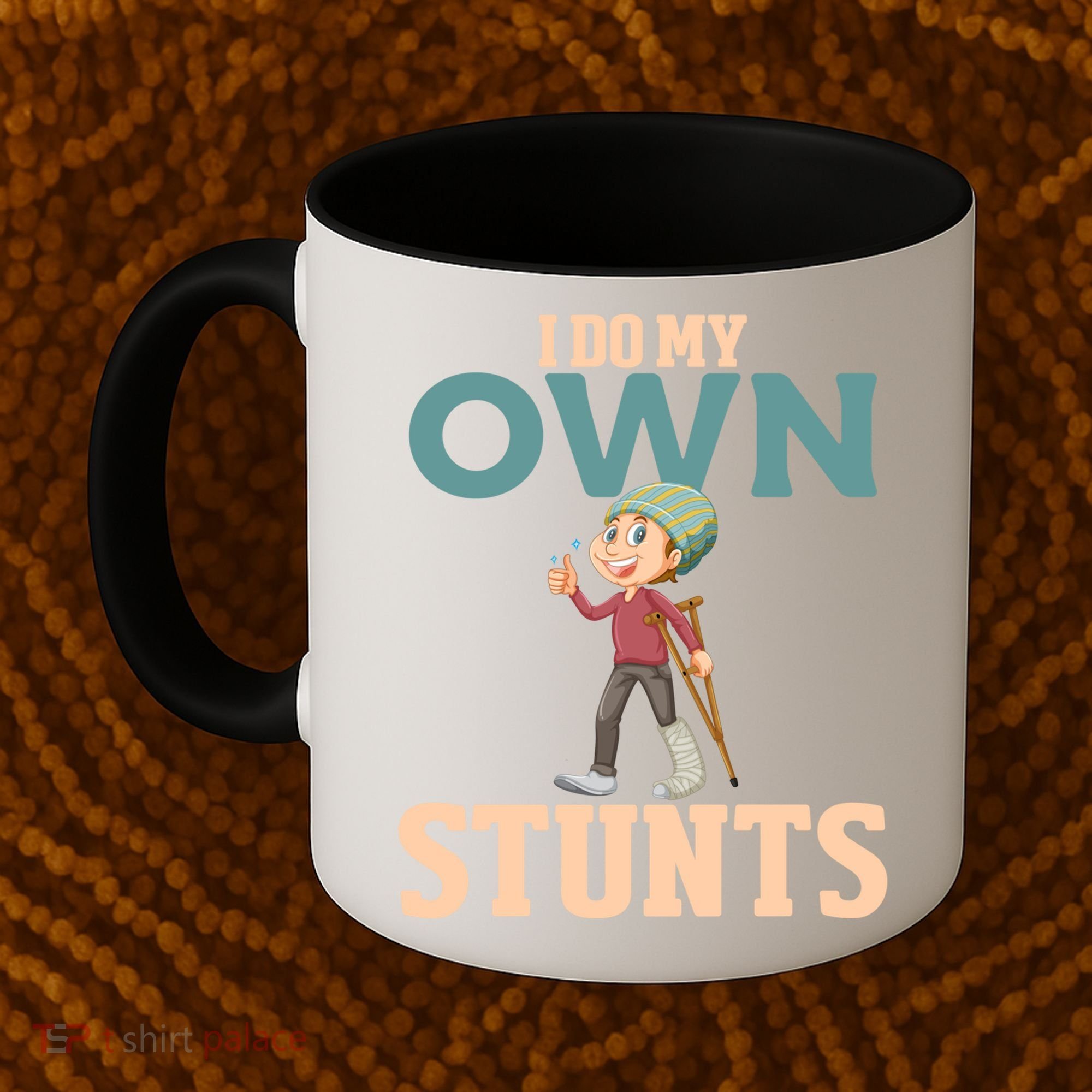 Broken Leg Injury Ankle Knee Funny Get Well Soon Gift Coffee Mug