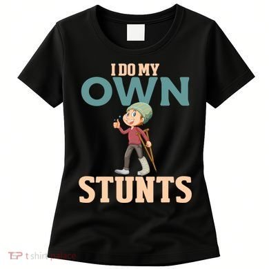 Broken Leg Injury Ankle Knee Funny Get Well Soon Gift Women's T-Shirt