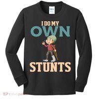 Broken Leg Injury Ankle Knee Funny Get Well Soon Gift Kids Long Sleeve Shirt thumb 0