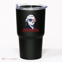 Bitches Love Independence Funny Patriotic Thomas Jefferson Tumbler thumb 0