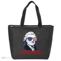 Bitches Love Independence Funny Patriotic Thomas Jefferson Tote Bag thumb 0