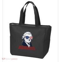 Bitches Love Independence Funny Patriotic Thomas Jefferson Tote Bag thumb 3
