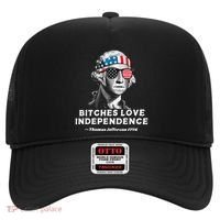 Bitches Love Independence Funny Founding Fathers Hat thumb 0