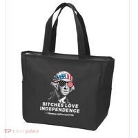 Bitches Love Independence Funny Founding Fathers Tote Bag thumb 3