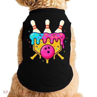 Bowling Lane Ice Cream Drip Home Plate Doggie Tank