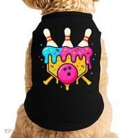 Bowling Lane Ice Cream Drip Home Plate Doggie Tank thumb 0