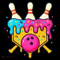 Bowling Lane Ice Cream Drip Home Plate Coffee Mug thumb 5