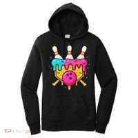 Bowling Lane Ice Cream Drip Home Plate Women's Hoodie thumb 0