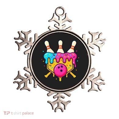 Bowling Lane Ice Cream Drip Home Plate Ornament
