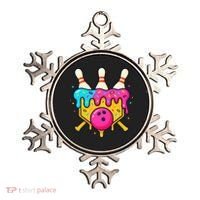Bowling Lane Ice Cream Drip Home Plate Ornament thumb 0