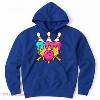 Bowling Lane Ice Cream Drip Home Plate Hoodie thumb 0