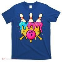 Bowling Lane Ice Cream Drip Home Plate T-Shirt thumb 0