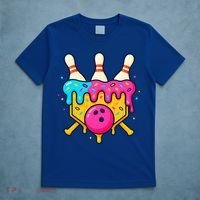 Bowling Lane Ice Cream Drip Home Plate T-Shirt thumb 5