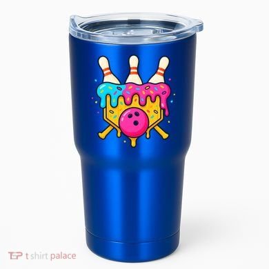 Bowling Lane Ice Cream Drip Home Plate Tumbler