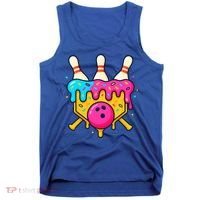 Bowling Lane Ice Cream Drip Home Plate Tank Top thumb 0