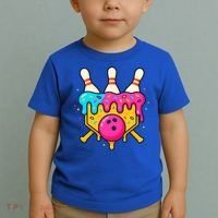 Bowling Lane Ice Cream Drip Home Plate Toddler T-Shirt thumb 2