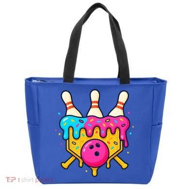 Bowling Lane Ice Cream Drip Home Plate Tote Bag