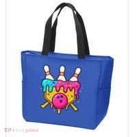 Bowling Lane Ice Cream Drip Home Plate Tote Bag thumb 3
