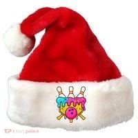 Bowling Lane Ice Cream Drip Home Plate Santa Hat thumb 0
