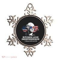 Bitches Love Independence Funny Founding Fathers 4th Of July Ornament thumb 0