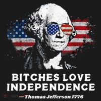 Bitches Love Independence Funny Founding Fathers 4th Of July Women's T-Shirt thumb 6