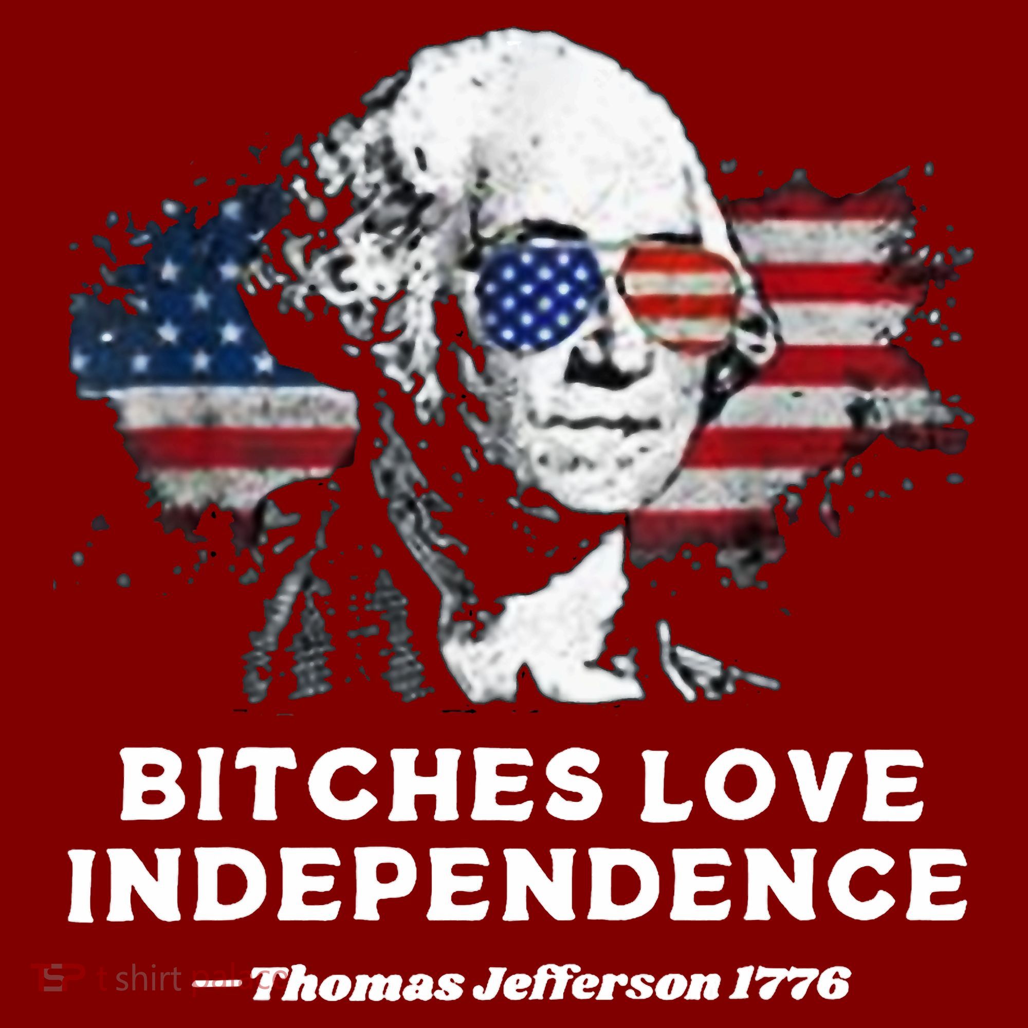 Bitches Love Independence Funny Founding Fathers 4th Of July Sweatshirt